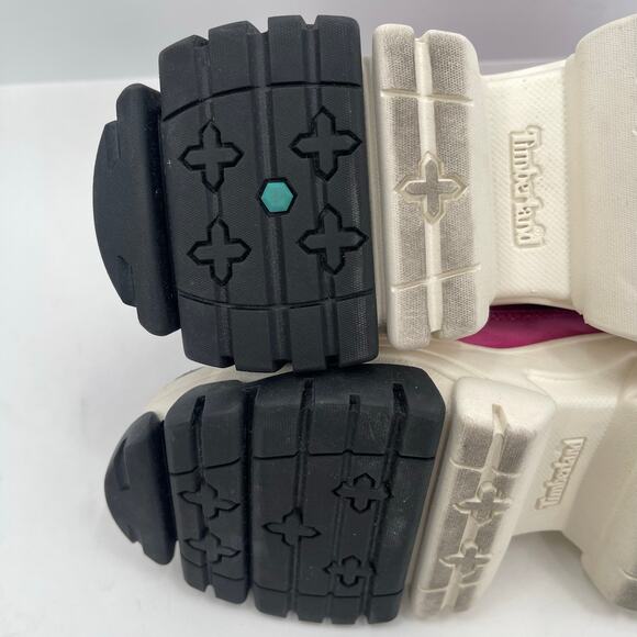 TIMBERLAND Adley Way Boot Sandals Size 5.5 Peep Toe Very Berry Hiking Outdoor - Picture 4 of 11